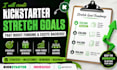 create  kickstarter stretch goal strategy reward crowdfunding