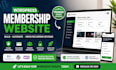 build wordpress membership website with memberpress and subscriptions