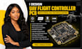design uav flight controller pcb with stm32 px4 rtk gps and can bus