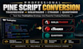 convert strategy from tradingview pinescript to ninjatrader, ctrader, quantower