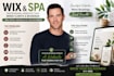 create a modern wix spa, salon, and wellness website