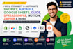 connect shopify airable google sheet glide spreadsimple notion zapier automation