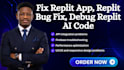 fix replit app, replit bug fix, debug replit ai code,   bolt v0, vibe coding