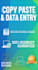 do accurate data entry, copy paste, excel and web research