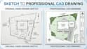 draw site plans, property maps, and permit drawings