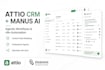 setup attio CRM and automate startup workflows with n8n and manus ai