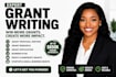 grant proposal writing, business plan, grant proposal, grant application, grant