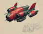 draw high quality spaceship concept