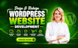do design and redesign wordpress website developement