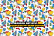 design cute seamless patterns for children and fabrics