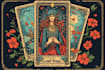 draw character illustration or object for tarot card game
