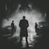 do  stunning noir detective comic book cover illustration