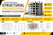 provide structural engineering drawings and calculations with detailing