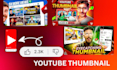 design a catchy, professional youtube gaming thumbnail book