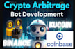 develop crypto arbitrage bot, triangular arbitrage bot, dex trading bot