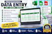 professional data entry, excel, and PDF conversion