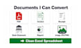 convert PDF, scanned documents, or images to excel
