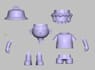 do 3d model disassembly and part design for action figures and toys