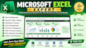 create professional microsoft excel spreadsheets, dashboards, formula and report