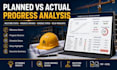 prepare construction progress reports and project controls