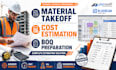 do material takeoff, construction cost estimation and boq