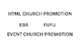 do html church event promotion