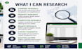do professional web research, lead generation and data collection