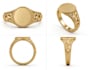 create custom signet ring cad design and 3d jewelry modeling