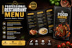 design professional resturant menu