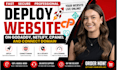 deploy website on godaddy netlify  cpanel and  connect domain