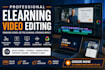 do online course video editing elearning training lessons