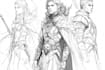 sketch fantasy character concept art