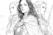 draw fantasy art and concept art sketch