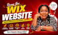 revamp wix website and redesign wix site