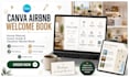 create canva airbnb welcome book, house manual and guest guide