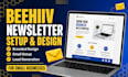 beehiiv newsletter setup newsletter design small business and local business