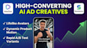 create tiktok ai ugc video ads or meta ad creative