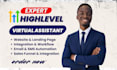 go high level workflow expert ghl crm automation, gohighlevel virtual assistant