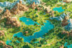 illustrate a creative vector map for you