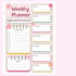 design a cute printable planner in canva