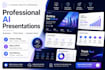 create a professional gamma ai presentation and pitch deck