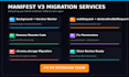 migrate convert or update your chrome extension from manifest v2 to v3