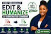 edit and humanize ai generated content professionally