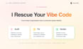 fix, secure, and refactor your buggy vibe coded application