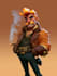 2d game character illustration