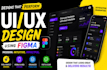 do UI UX design, mobile app or website ui ux, landing page in figma