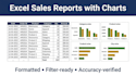convert PDF sales reports to excel with data cleaning and analysis