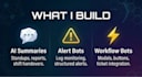 build custom ai bots and python automations for your business