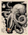 ilustracion de criaturas estilo etching junto con  semirealismo