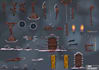 design platformer game environment tileset background assets game props 2d asset